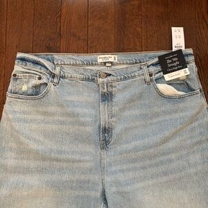 Brand New Abercrombie Long Length Straight Jeans